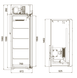 Холодильна шафа Polair CM114-Sm-Alu (двокамерний)
