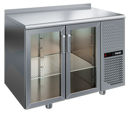 Холодильний стіл Polair TD2 GN-G (двоє дверей скло)