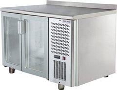 Холодильный стол Polair TD2-G (две двери стекло)
