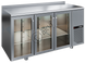 Холодильный стол Polair TD3-G (три двери стекло)