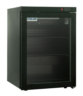 Холодильна шафа Polair DM102 -BRAVO в чорному кольорі без замка